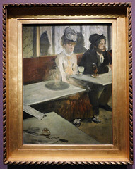 In a Cafe: The Absinthe Drinker by Degas in the Metropolitan Museum of Art, December 2023