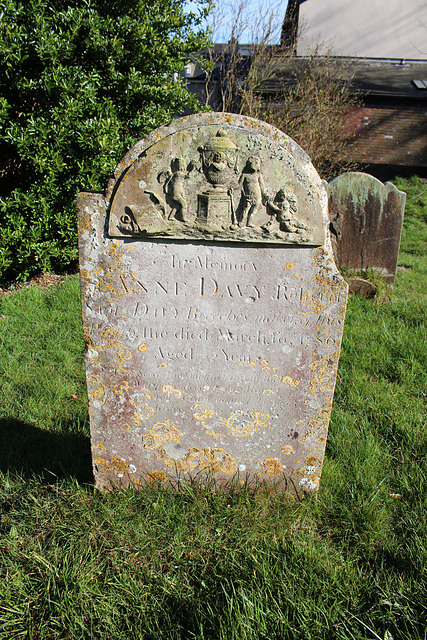 Memorial in Saint Peter's Churchyard, Yoxford, Suffolk