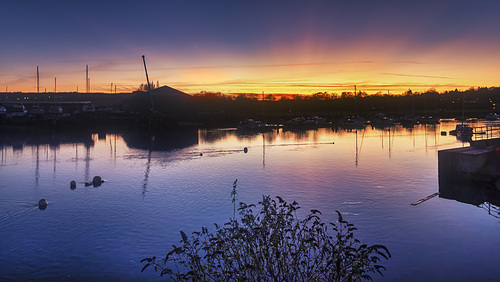 Sunset, River Leven