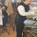 Detail of Cotton Office in New Orleans by Degas in the Metropolitan Museum of Art, December 2023