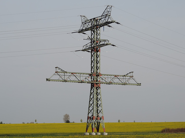 Strommast bei Lüdersdorf