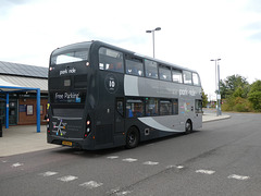 Stagecoach East 10802 (SN66 WAA) at the Trumpington Park and Ride site - 23 Jul 2022 (P1120681)