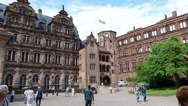 Schlosshof Heidelberg