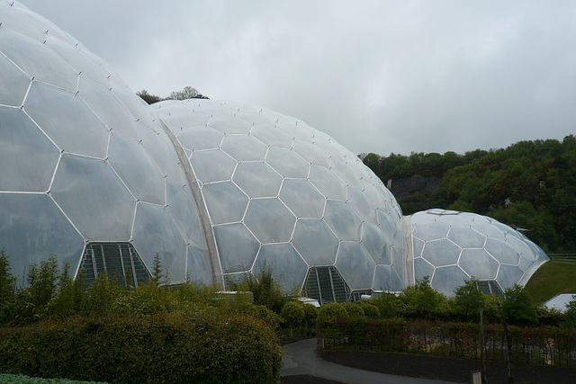 Biodomes At The Eden Project