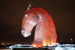 The Kelpies At Night