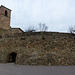 Italy, Anghiari, City Wall and Clock Tower