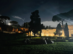 Terme di Caracalla by night.