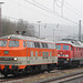 Dieselloks;...218 137-8;  und 234 278 - 0   in Altenbeken