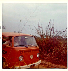 VW with crew, near Bandundu, Zaire, 1975