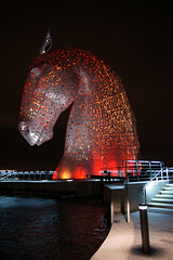 The Kelpies At Night