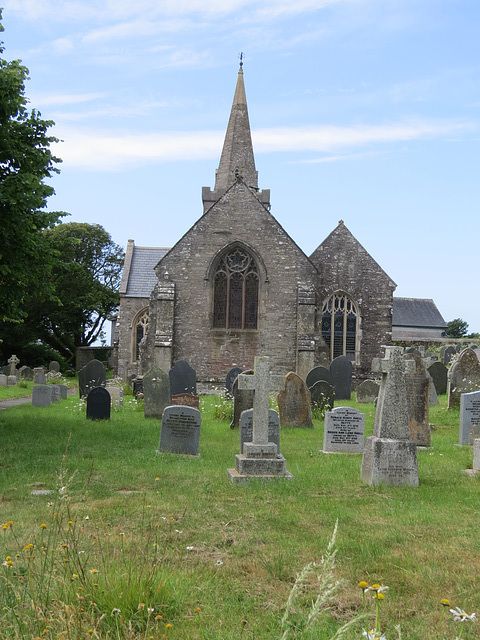 bigbury church, devon