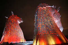 The Kelpies At Night