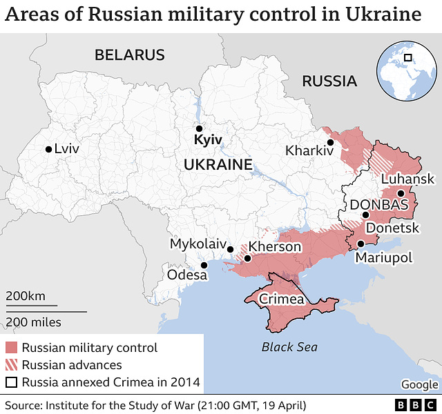 UKR - overview, 19th April 2022