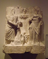Nemesis and a Priest Relief in the Yale University Art Gallery, October 2013
