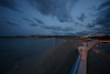 Mellieha Bay Beach At Dusk