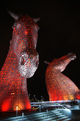 The Kelpies At Night