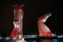 The Kelpies At Night