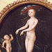 Detail of Venus and Cupid by Cranach in the Metropolitan Museum of Art, July 2011