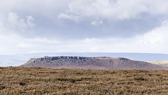 View WNW to Higger Tor from Houndkirk Road