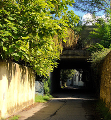 the underpass