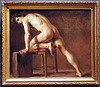 Study of a Nude Man Attributed to Courbet in the Metropolitan Museum of Art, January 2023