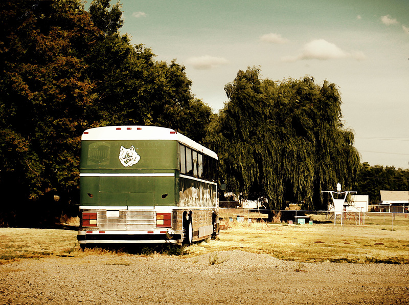 The Timberwolves bus