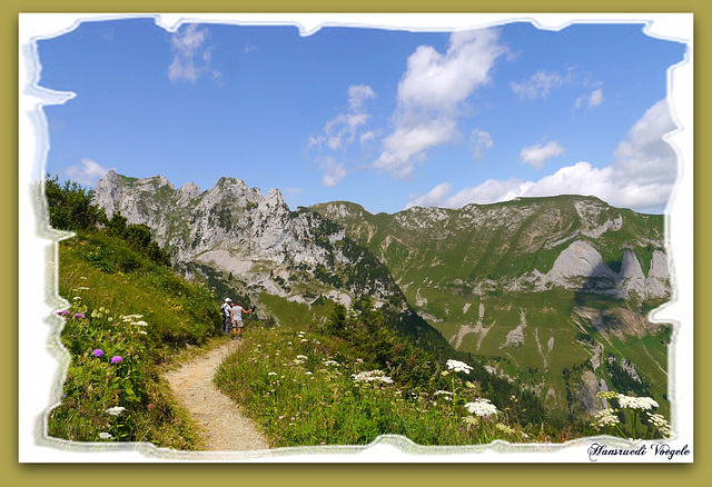 Wanderweg zur Saxerlücke