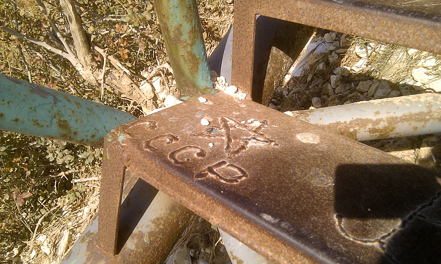 Welded graffiti