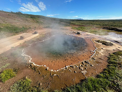 Silent geyser.