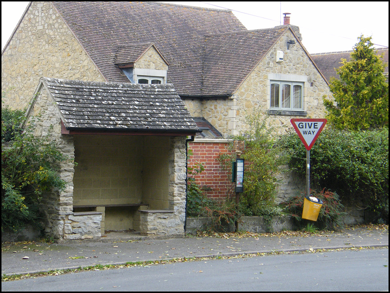 Garsington bus shelter