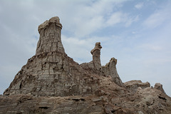 Ethiopia, Danakil Depression, Towers of the Salt Valley