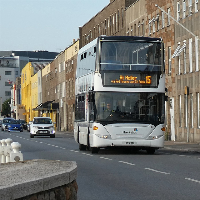 Libertybus 2909 (J 127201) (ex YR59 NPE) in St. Helier - 3 Aug 2019 (P1030477)