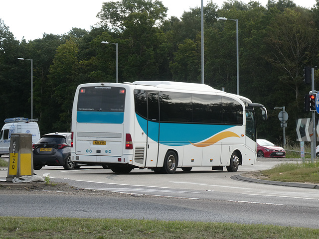 Angie’s Tours N25 PTS (BV57 JYO/Y25 PTS) at Fiveways, Barton Mills - 26 Aug 2023 (P1160194) Angie’s Tours N25 PTS (BV57 JYO/Y25 PTS) at Fiveways, Barton Mills - 26 Aug 2023 (P1160194)