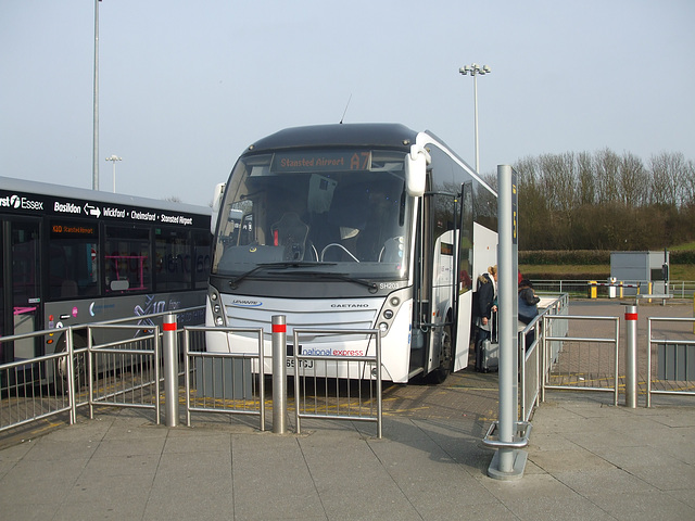DSCF6425 National Express BG65 TGJ at Stansted Airport - 11 Mar 2017
