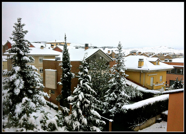 Invierno en mi pueblo.