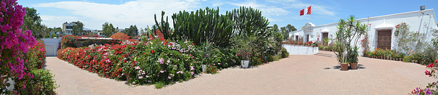 Lima, Flowerbeds of Larco Museum