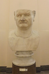 Bust of Vespasian in the Naples Archaeological Museum, July 2012