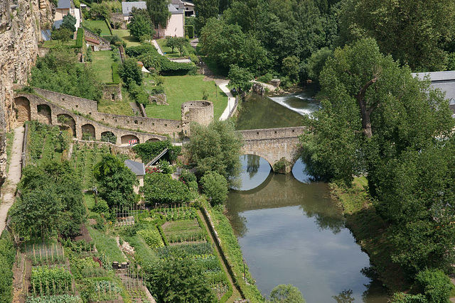 Old Bridge Across The Alzette