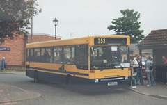 Burtons Coaches M801 OJW at Mildenhall - 1 May 1999 (414-06)