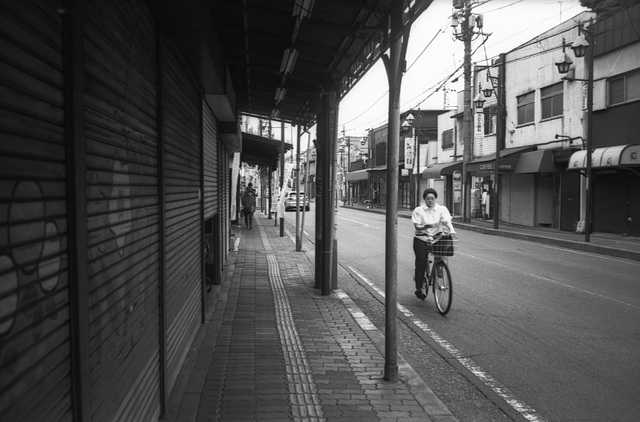 Morning sidewalk Morning sidewalk