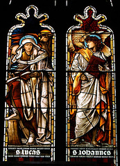 Detail of East Window by Sir Edward Burne Jones, Youlgreave Church, Derbyshire