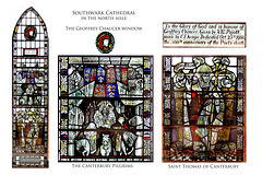 Southwark Cathedral Chaucer window C Kempe 1900