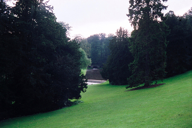 Yorkshire, Fountains Abbey (Scan from Oct 1989)