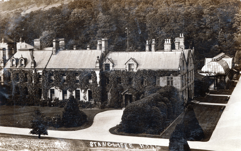 Stancliffe Hall, Derbyshire c1900