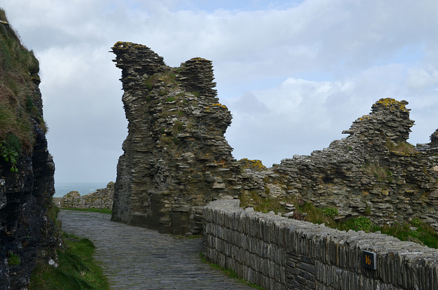 Entrance to Tintagel Castle
