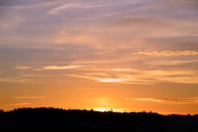 Übergang vom Tag zur Nacht