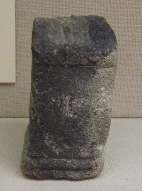 Limestone Miniature Altar in the British Museum, May 2014