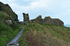 Approaching to Tintagel Castle