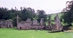 Yorkshire, Fountains Abbey (Scan from Oct 1989)