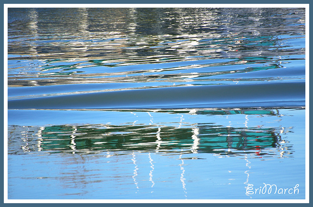 Reflets en bleu